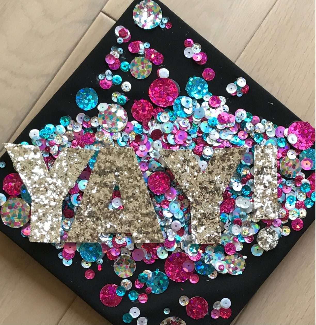 graduation caps decorated bling